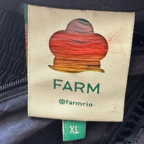 Anthropologie x Farm Rio Smocked Eyelet Blouse - Picture 6 of 9